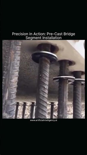 Precision in Action Pre Cast Bridge Segment Installation
