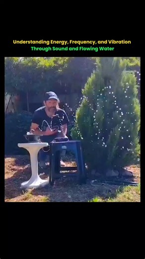 The Curious Core on Instagram: "This video captures a simple yet fascinating experiment where sound frequencies are applied near flowing water, causing visible changes in its movement and pattern. As the frequency changes, the water appears to respond to vibration, offering a visual demonstration of how sound energy interacts with physical matter. Nikola Tesla famously said: “If you want to understand the universe, think in terms of energy, frequency, and vibration.” While this experiment is not