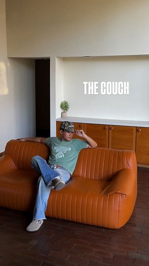 WE GOT A COUCH - the centerpiece is here! Finally getting started on furnishing living room number 1. My goal for this side of the house is to be the place where we get to kick back and hang out with family and friends in a casual environment. I wanted something with at least 3 seats but didn’t want a sectional because I felt like that was too loungey for the space. I know a ton of you said that a green couch would’ve been best and I DEFINITELY see the vision but at the same time… I couldn’t res