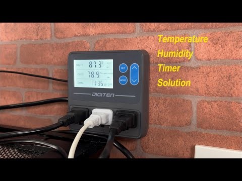 DIGITEN Temperature Humidity Timer Controller - THT 103 (settings/programming)