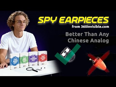 Spy earpieces from 360invisible — Better Than Any Chinese Analog