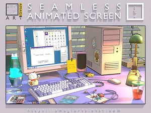 Retro Twitch Overlay Bundle: Animated Stream Screens (digital Download) - Etsy