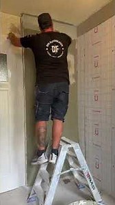 Easily and safely waterproof your shower area!!! #construction #skilledtrades