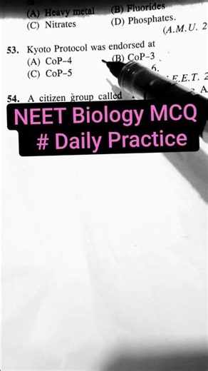 Biology MCQ| Environment issues|class 12th.