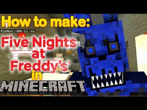 FNAF in Minecraft - How to make a minigame: Five Nights At Freddy's