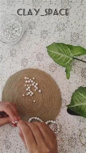 DIY Jute Mat #craft #shorts #art #craftideas #diy