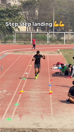 Athlete feasts | Step step landing 💪💪 | Instagram