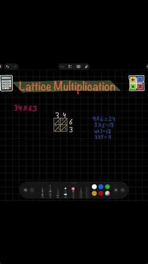 👉 Kids Confused in Multiplication? Try This Easy Lattice Method! 🔢