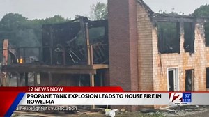 Propane tank explosion causes serious house fire