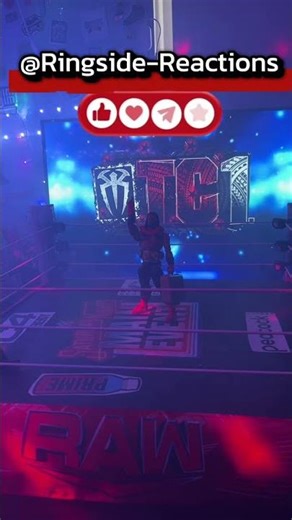 Roman entrance with the Pryo at Saturday night main event