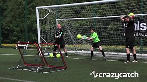 Crazy Catch has 2 sides which sets it apart from the other rebound nets. One side rebounds the ball at a random/unpredictable angle to to train reaction rate, where as the other side rebounds at a normal/predictable angle to enhance muscle memory through repetition drills. | Crazy Catch USA