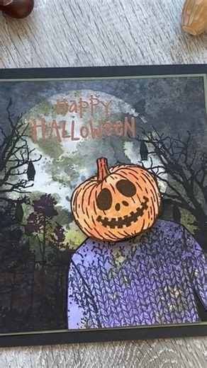 Say hello to Mr Pumpkin Head! 🎃 This week Lorraine’s has made this incredible interactive Halloween card - full of tricks, treats, and a chilling wobble! 🤣 Head over to our blog to read how Lorraine created this amazing card, and to see the full list of products used. ➡️https://f.mtr.cool/qsigushteo #visibleimage #halloweencard #papercraft #mixedmedia #cardmaking | Visible Image