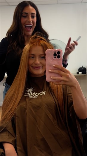 STEPHANIE PLASTOW / ICONIC FCKIN HAIR on Instagram: "When your girl flies in from 🇮🇹 ITALY just to get snatched by Iconic SKINN™… you already KNOW it’s the one. ✈️✨ Olivia was OVER the moon with her transformation — finally something that feels seamless, comfortable + undetectable. No beads. No net. No mesh. Just pure ICONIC magic. 💥 ✨ Why clients choose ICONIC SKINN™ ✔️ Feels lighter + more natural than anything else ✔️ 360° parting + styling freedom ✔️ Breathable + scalp safe ✔️ Medical-gra