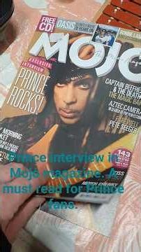 Prince interview in Mojo magazine. A must read for Prince fans