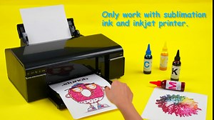 HTVRONT Sublimation Paper 13x19 Inch - 120 Sheets Easy to Transfer Sublimation Paper for T-shirts, Tumblers, Mugs (A3+)