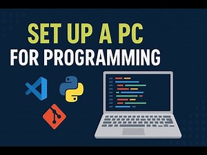 Cómo preparar una PC para Programar GRATIS | Instala Todo lo Necesario (VSCode, Python, Git)