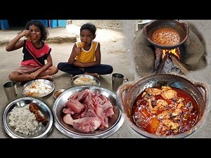 Chicken masala curry Recipe|santali cooking video |rural village india |raja buda village cooking