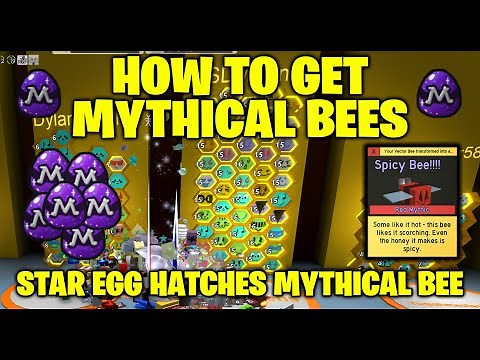 100% Mythical Bee Chance with Star Egg - Auto-Jelly Rolling Mythical Bees - Bee Swarm Simulator