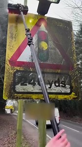 803K views · 512 reactions | Cleaning A Filthy Road Sign | ManMade | Facebook