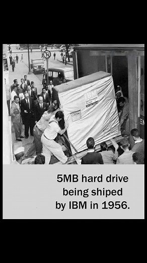 Evolution of Storage: 5MB Hard Drive in 1956 vs 1TB Micro SD Card in 2020