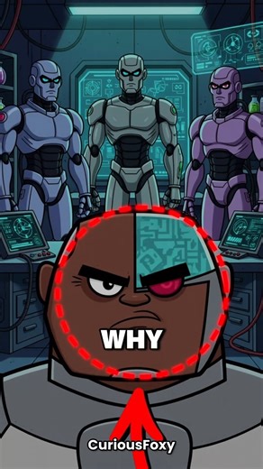 The Secret Behind Cyborg's smile...😰