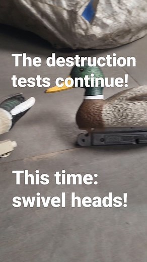 Who has the best swivel head in the game? Hint: it's the only one made in America. Our swivel head design is second to nobody. It's been time tested and it works. When you buy decoys for this fall, buy a product that you know will stand up to the way you hunt. Buy G&H. #ghdecoys #ghpremierseries #mallarddecoy #swivelhead #duckdecoy | G&H Decoys