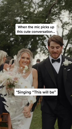 This is why we put a mic on the groom#wholesomemoments #weddingtiktok #weddingvideo