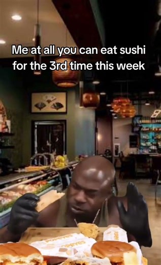 Eating out a lot be like #memes #sushi #funnymemes