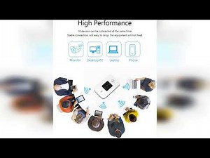 Review: Mobile Hotspot, Portable Travel Router 150Mbps High Speed SIM Card (Not Provide) Hotsp...