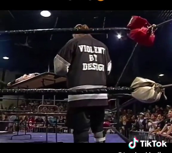 Public Enemy Throws Stevie Richards Through Flaming Table!