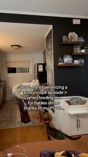 82K views · 1.8K reactions | What do your Presyncope episodes feel like? Every Presyncope episode is a little different for me, because there are so many things that affect them - what I’ve eaten, how much sleep I’ve gotten, how hydrated I am, my hormones, the weather, and more. Love you all! ❤️‍啕 #Presyncope #PotSyndrome | Microcatmachine | Facebook