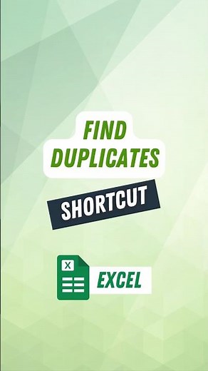 How to Find Duplicate Data in Excel (Shortcut)