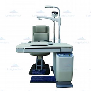 [Hot Item] Ophthalmic Simple Combined Tables Series Eye Shops Optometric Combination Table with Chair