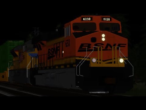 Fast Intermodal Action | 2 Locomotives Pull 18 Cars | Train Simulator Beta Return