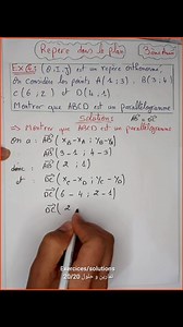 ‎‎‎‎‎‎‎‎‎#Apprendre les mathématiques تعلم الرياضيات بطريقة بسيطة و ممتعة 😁 💥💥👉....Repère dans le plan 💯💯💯 ‎‎👈🤔 #التحضير للامتحان الجهوي #رياضيات #رياضيات #علوم #فيزياء #تعليم #مهارات الرياضيات #عالم رياضيات #طالب رياضيات #maths #حساب التفاضل والتكامل #مدرسة #جبر #كيمياء #معلم رياضيات #دراسة #fb تعلم الرياضيات #100k #مشكلات الثانوي‎ #الشعب_الصيني_ماله_حل‎‎‎‎‎‎‎ Partie 5 | Apprendre les maths