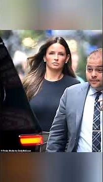 Donald Trump's glamorous aide Margo Martin looks stylish as she heads to court with him