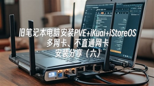旧笔记本电脑安装PVE iKuai iStoreOS多网卡、不直通网卡安装分享（六）安装iStoreOS