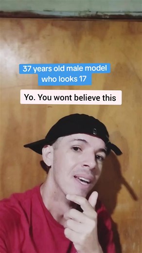 37 years old male model who looks 17