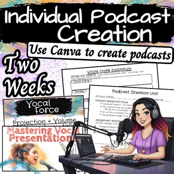 Podcast Creation Unit | Digital Storytelling Project-Based Learning (Individual)