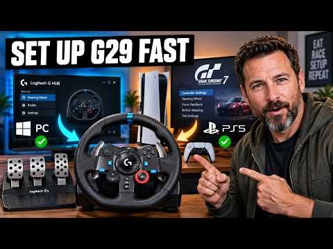 How to Set Up Logitech G29 on PC and PS5