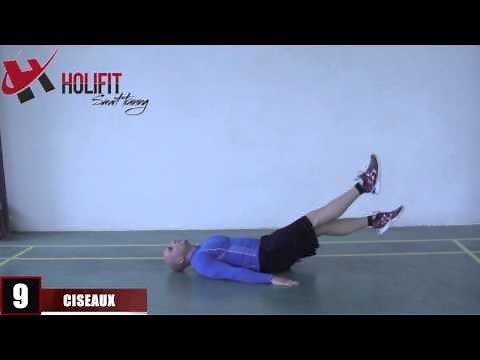 Exercice fitness: Ciseaux