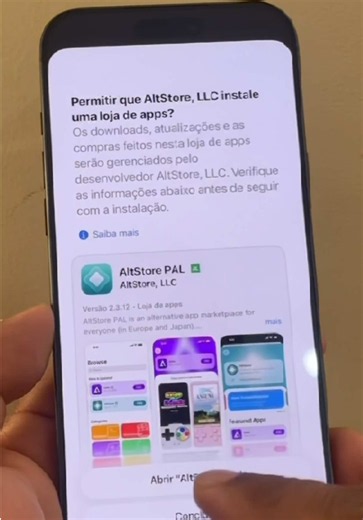 🔥 ALTSTORE PAL CHEGOU AO BRASIL! INSTALAÇÃO DE APPS NO iPhone NUNCA FOI TÃO FÁCIL #altstore #appstore #iphone