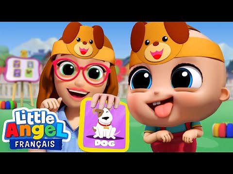 Les animaux et leurs cris avec Bébé Louis 🐶 Comptines Little Angel Français