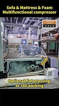Compression for Sofa, Mattress & Foam | Multifunctional Compressor Machine | Automatic Roll Packing