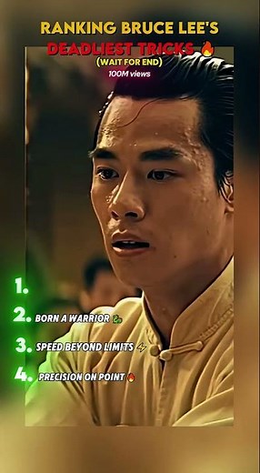 Ranking Bruce Lee's Deadliest Tricks 🔥 Legendary Martial Arts Skills