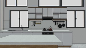 large kitchen model - Download Free 3D model by yeseniagil