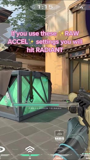 Hit Radiant with Raw Accel Free Fire Settings