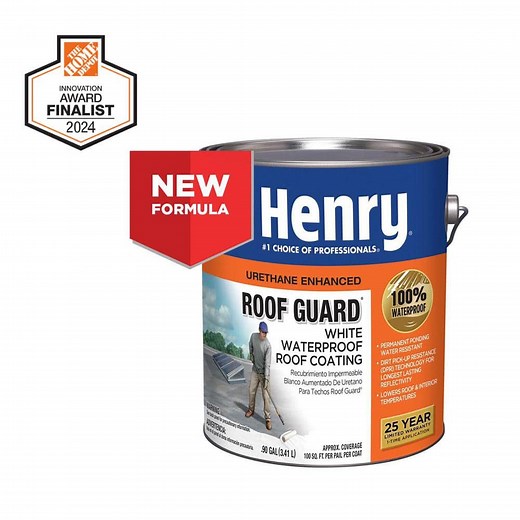 Reviews for Henry 817 Roof Guard White Urethane Enhanced Acrylic Waterproof Reflective Roof Coating 0.90 gal. | Pg 1 - The Home Depot