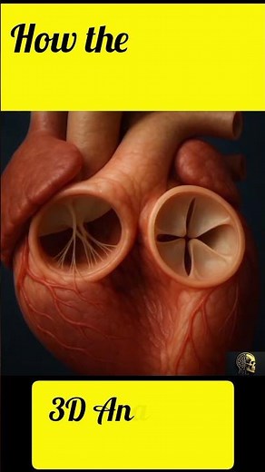 "How the Human Heart Works | 3D Anatomy Explained in 20 Seconds"