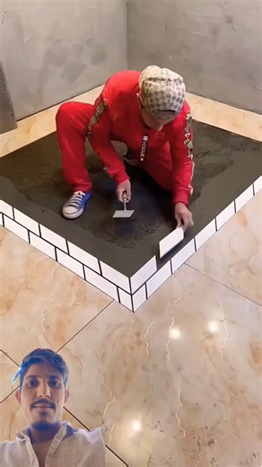 3D design tails fitting #tiles #construction #floor #marble #trending